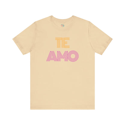 Te Amo, Unisex Jersey Short Sleeve Tee