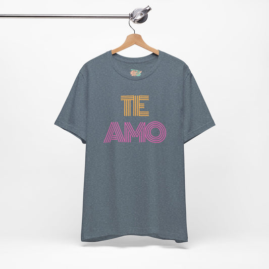 Te Amo, Unisex Jersey Short Sleeve Tee